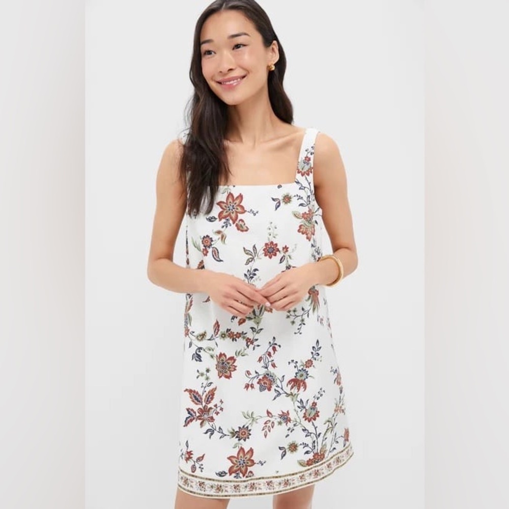 Tuckernuck x Studio McGee Chintz White and Red Dress - Size Small - Picture 3 of 11